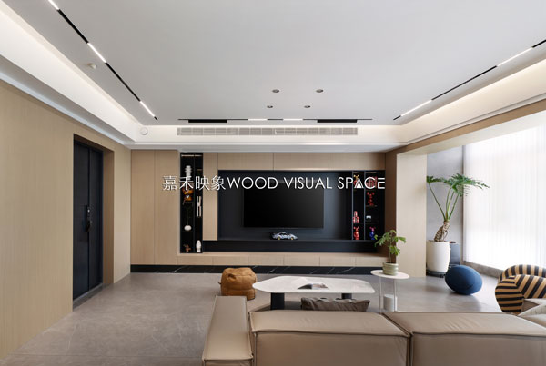 WOOD VISUAL SPACE | 盐城200㎡顶复，释放心灵的治愈系空间艺术